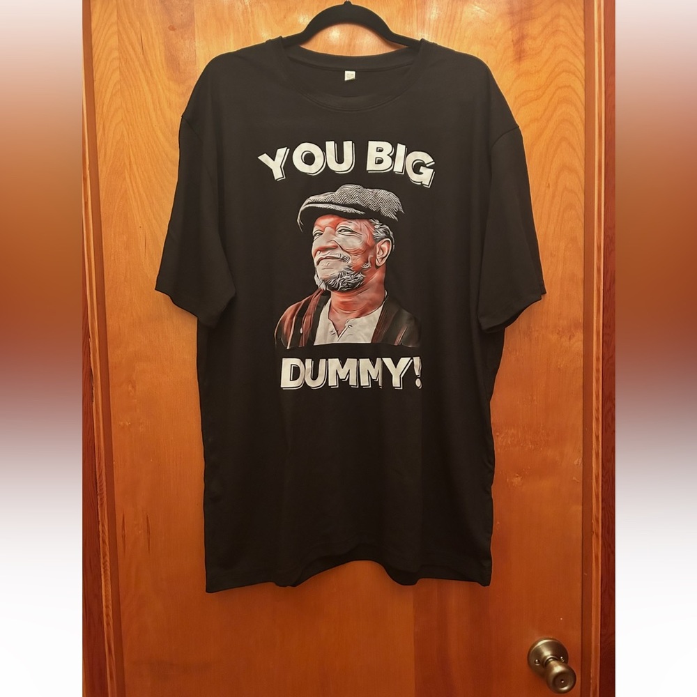 Black Graphic Tee - "You Big Dummy!"